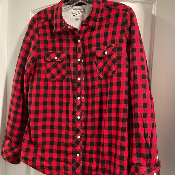 Plaid Snap Button Shirt - Picture 1 of 2